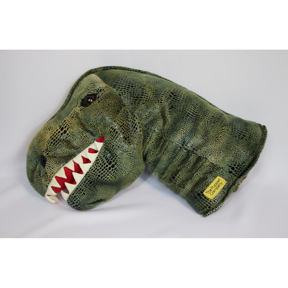 The Puppet Company T-Rex Dinosaur‎ Hand Puppet Green Scaly Large